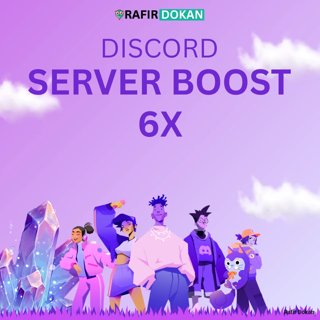 6x Discord Server Boost (1 Month)