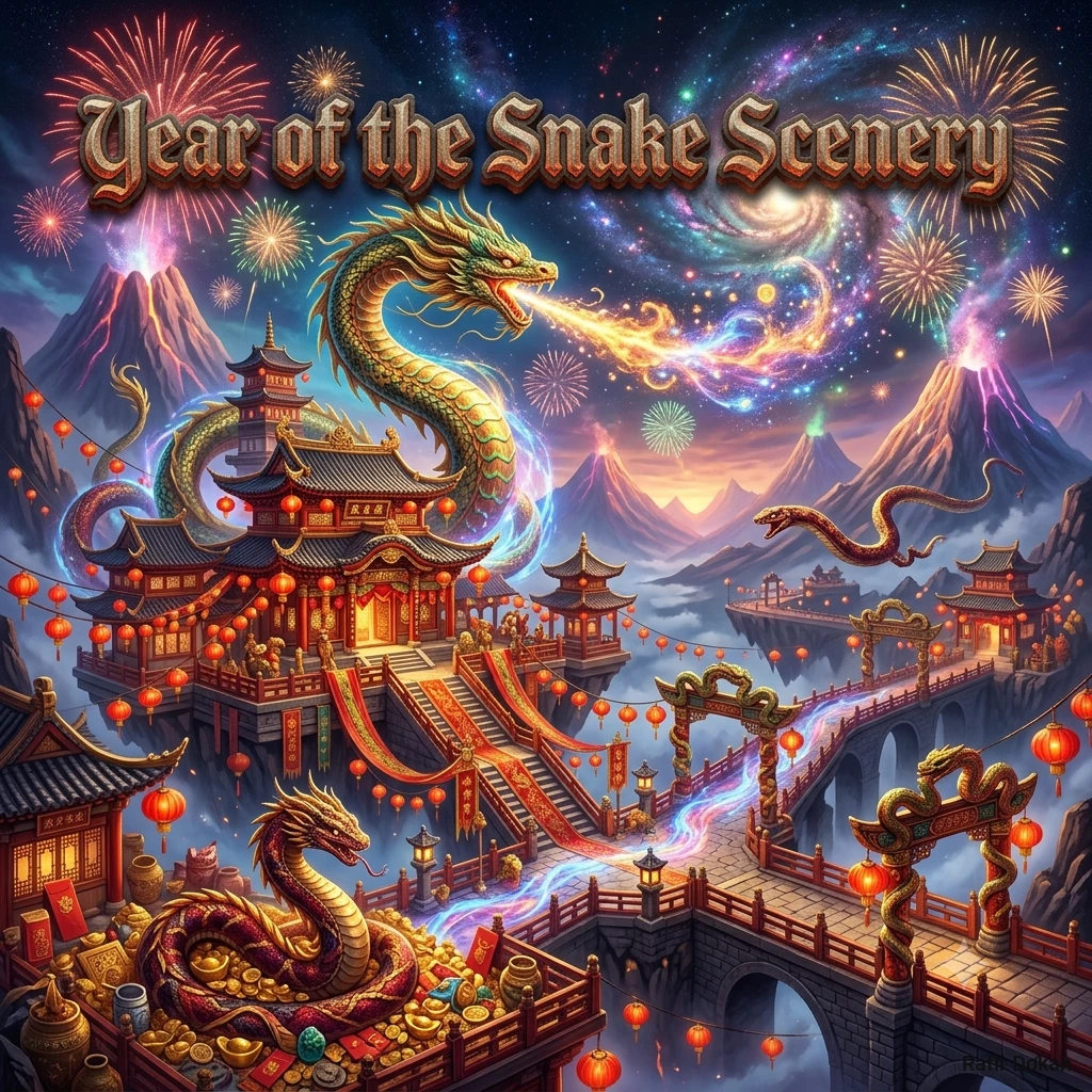COC Year of the Snake Scenery