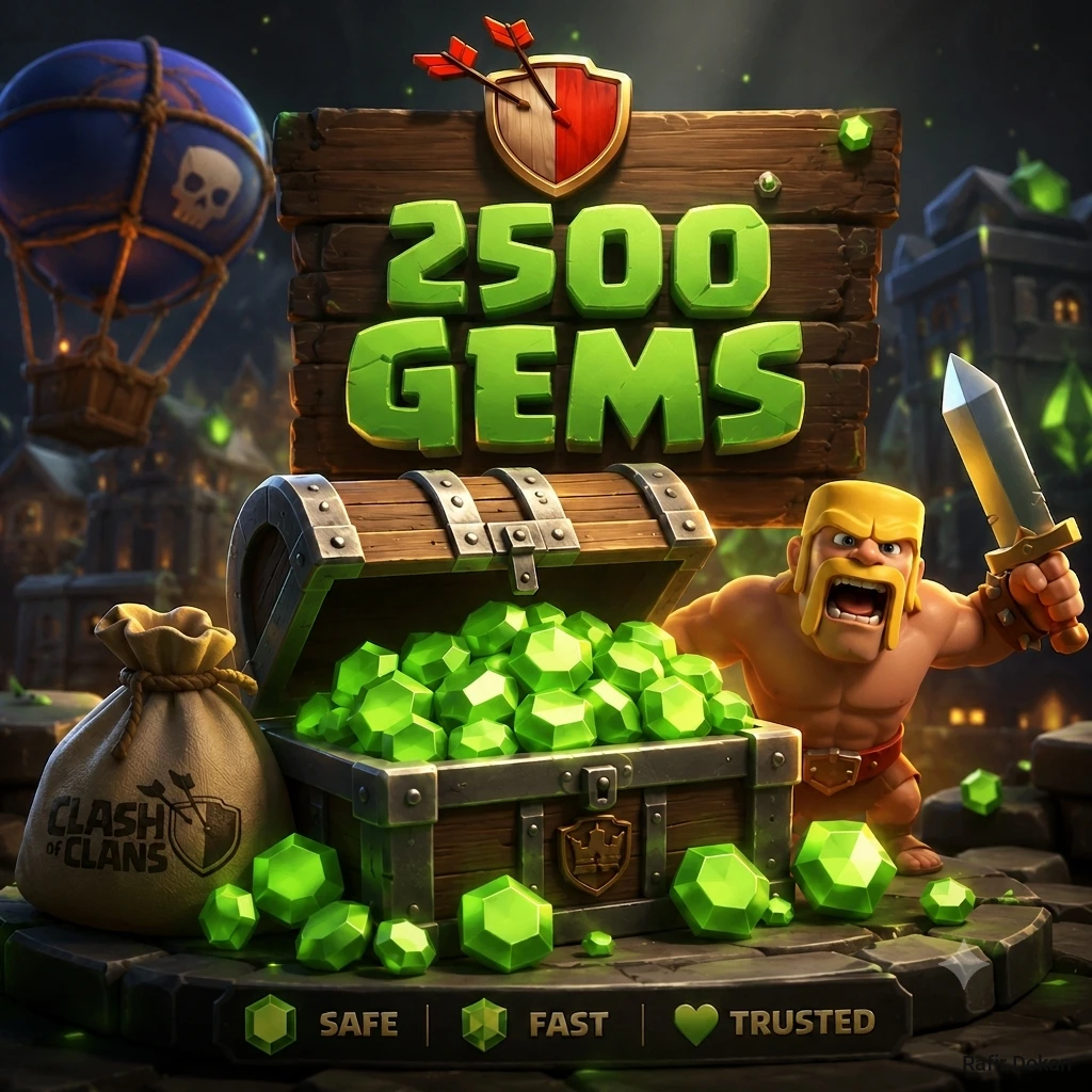 COC Gems 2500