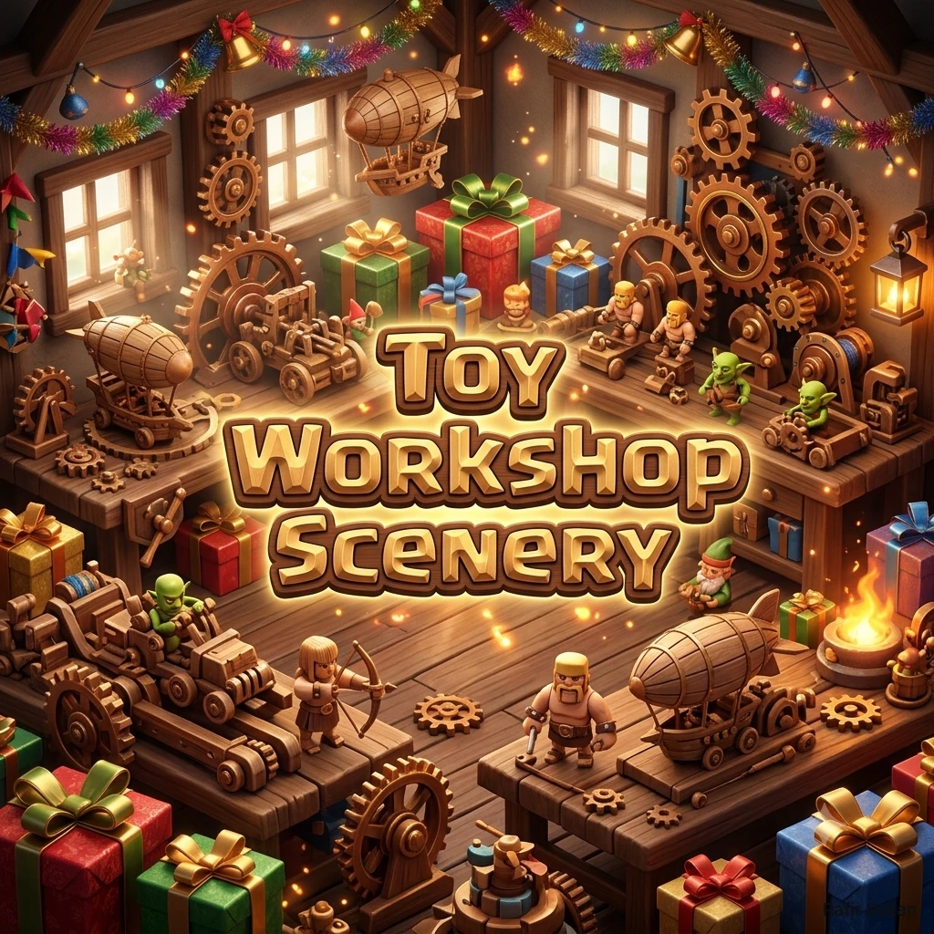 Toy Workshop Scenery